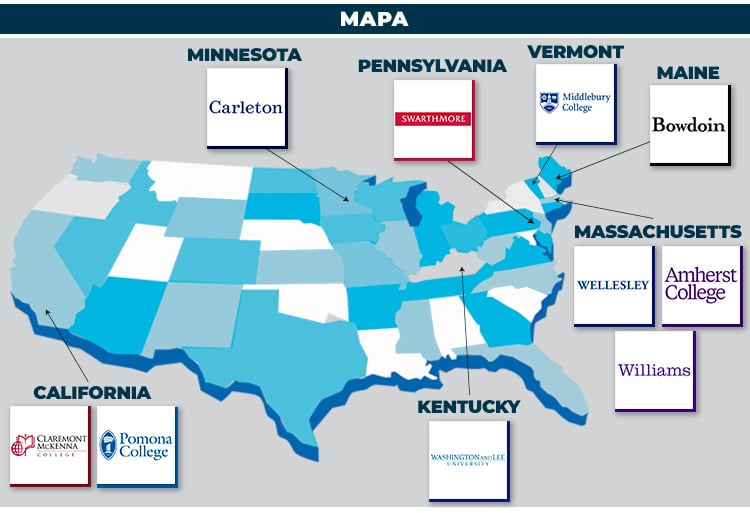 As 10 melhores liberal arts colleges dos Estados Unidos