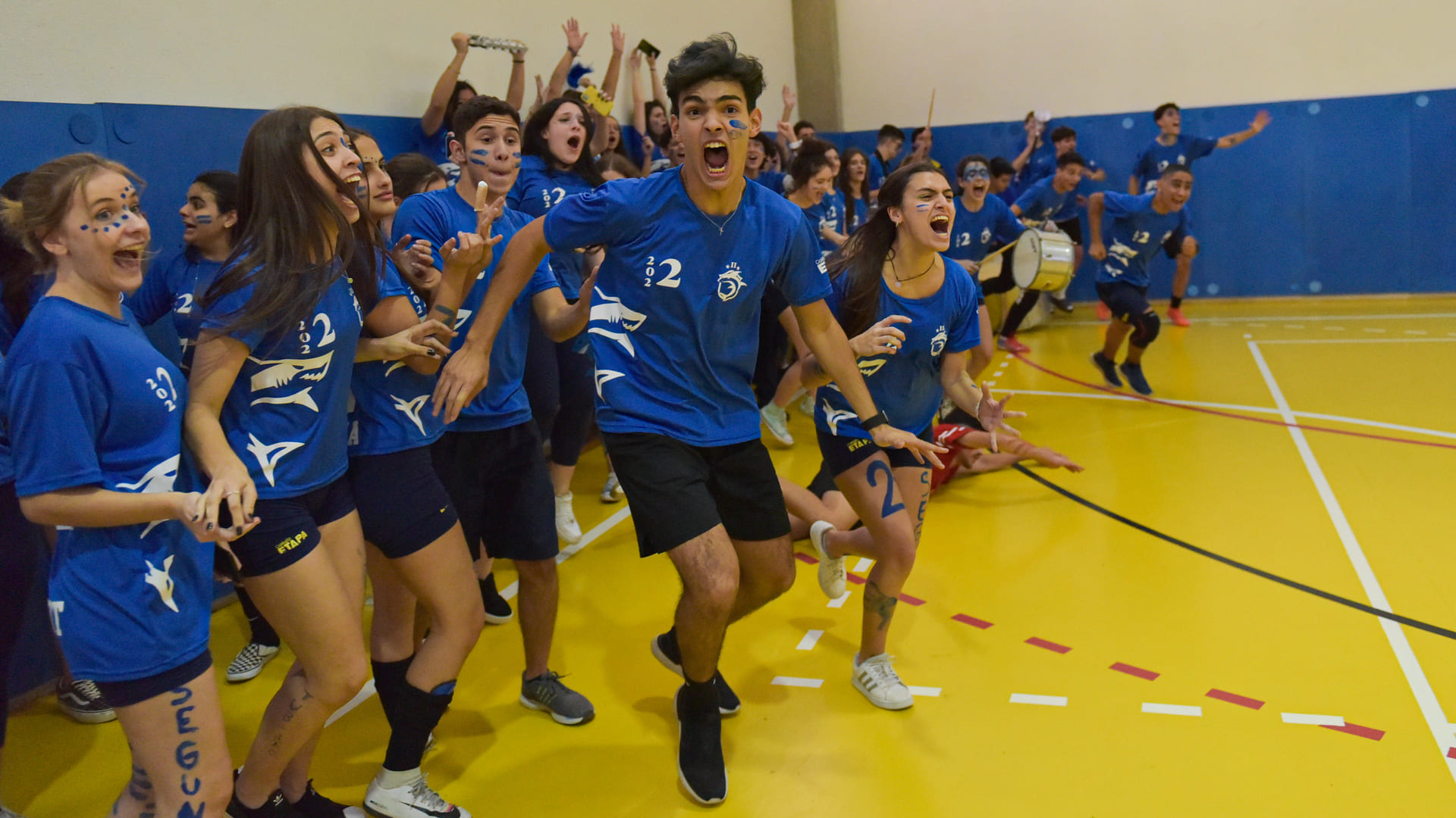 Durante a Gincana Esportiva 2022 em Valinhos, os alunos participaram de jogos de Basquete, Circuito de Habilidades, Futsal, Handebol e Vôlei.