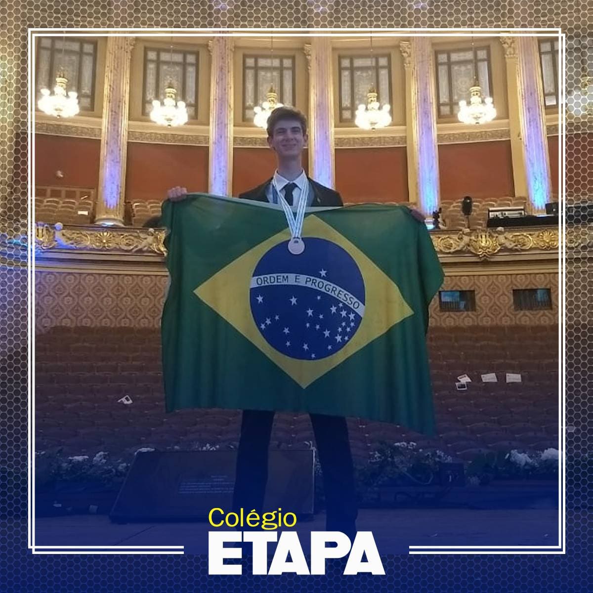 Ouro na 50ª IChO foi uma das medalhas internacionais do Etapa em 2018.