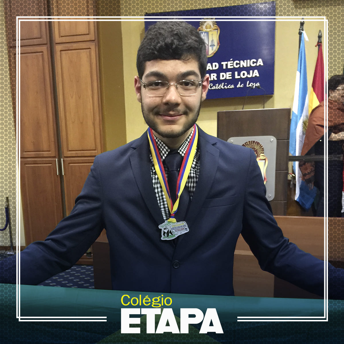 Prata na OIAB foi uma das medalhas internacionais do Etapa em 2018.