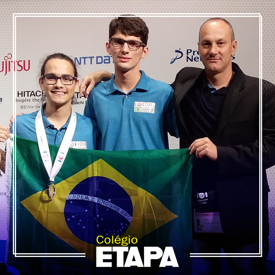 Ouros e prata na CIIC foram algumas das medalhas internacionais do Etapa em 2018.