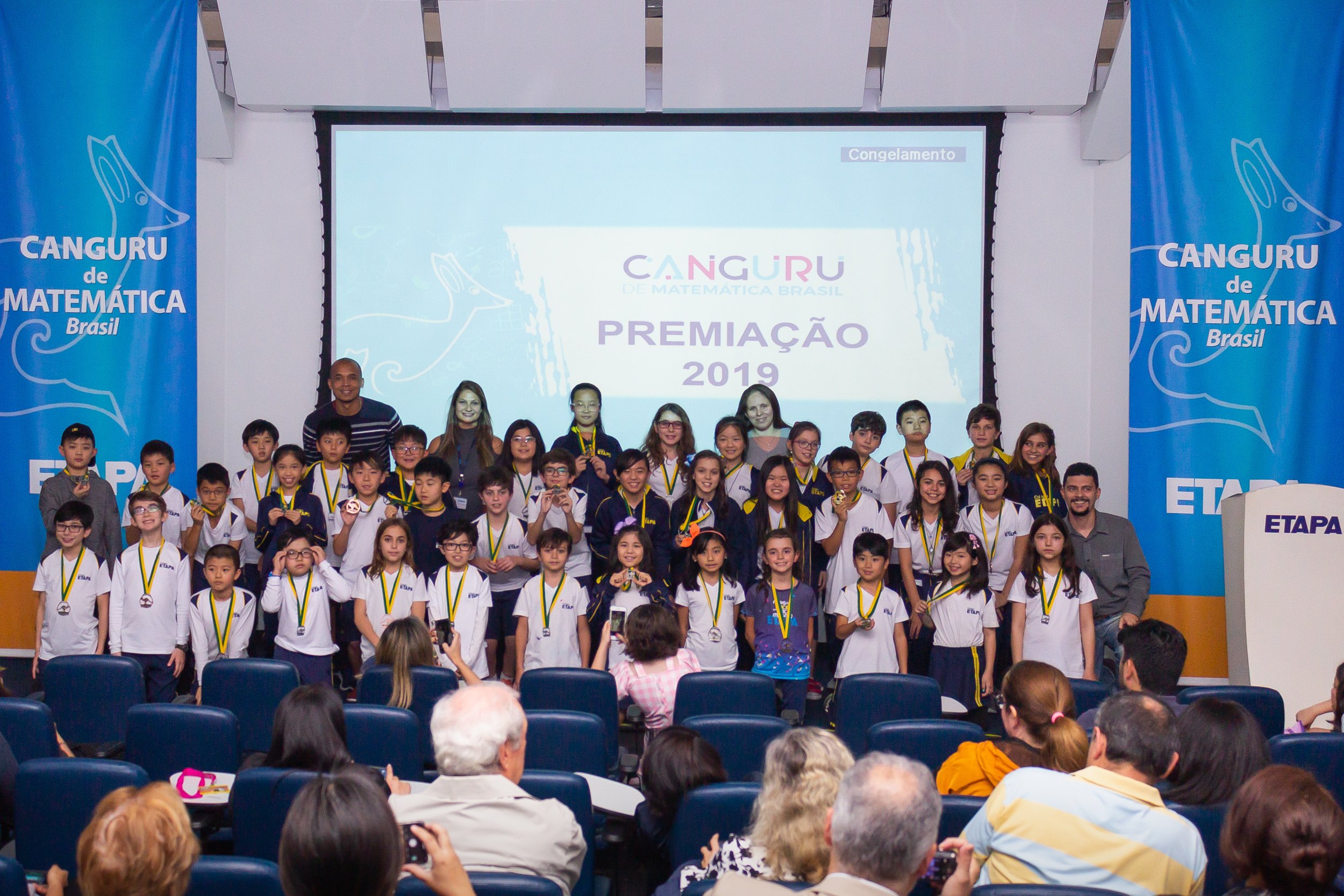 Premiação do Ensino Fundamental I de São Paulo no Canguru de Matemática