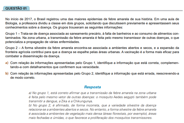 Tendências do Vestibular para Biologia