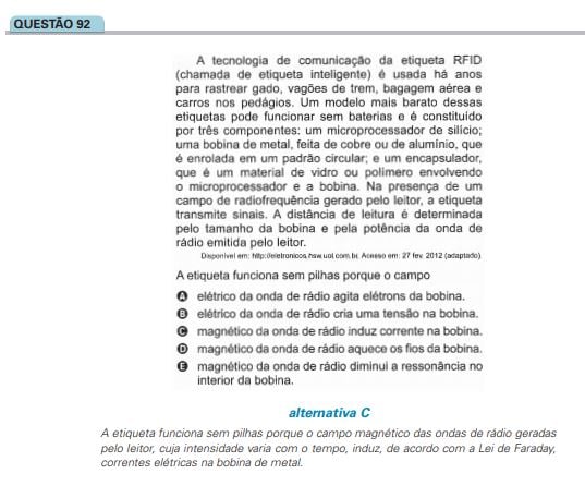 Tendências do Vestibular em Física.