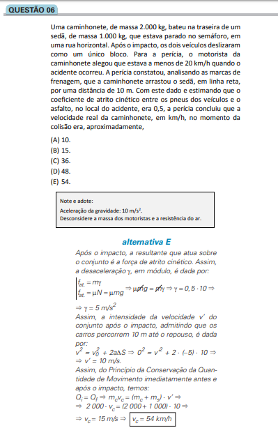 Tendências do Vestibular para Física.