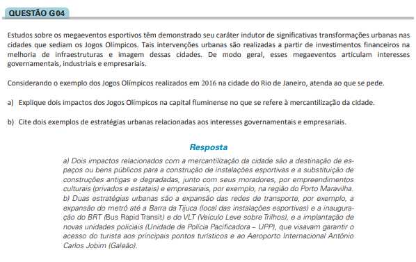 Tendências do Vestibular para Geografia.