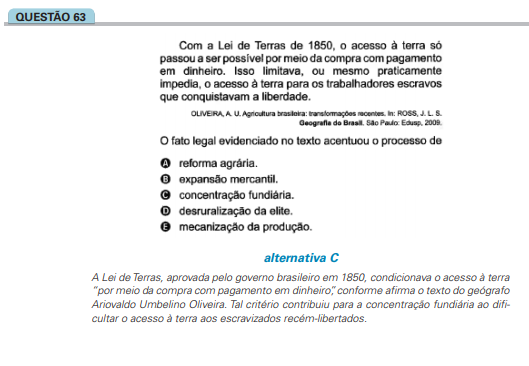 Tendências do Vestibular para História.