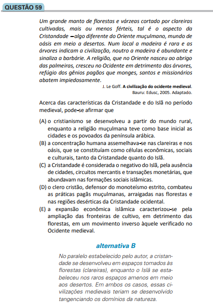 Tendências do Vestibular para História.