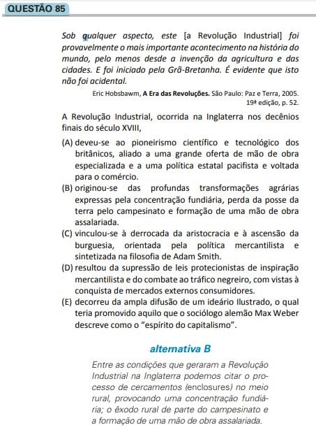 Tendências do Vestibular em História.