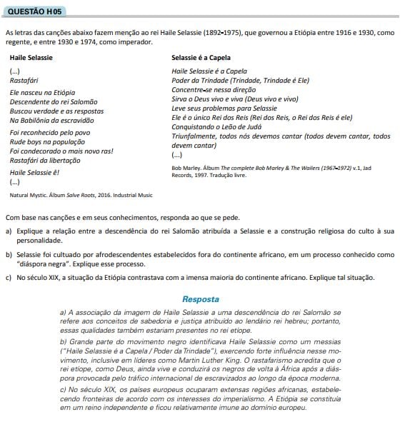 Tendências do Vestibular em História.