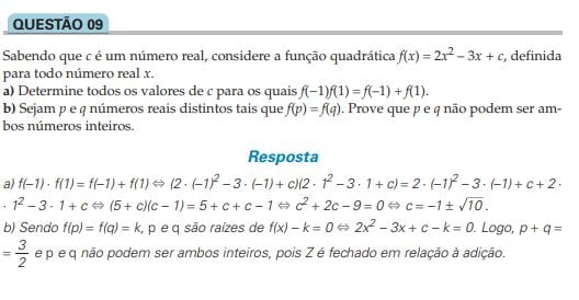 Tendências do Vestibular em Matemática.