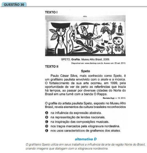 Tendências do vestibular para português.