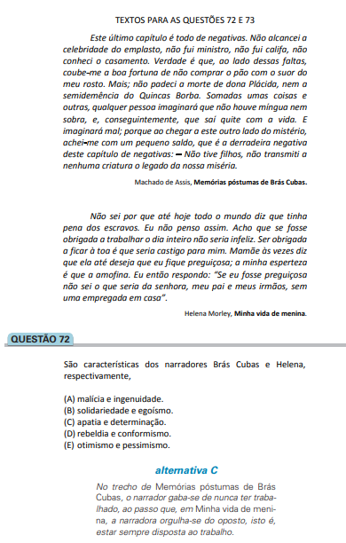 Tendências do vestibular para português.