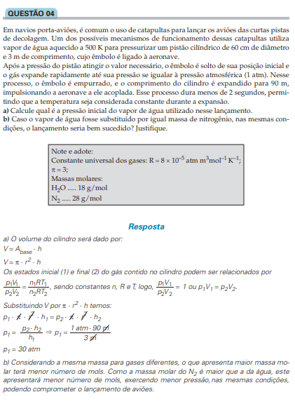 Tendências do Vestibular para Química.