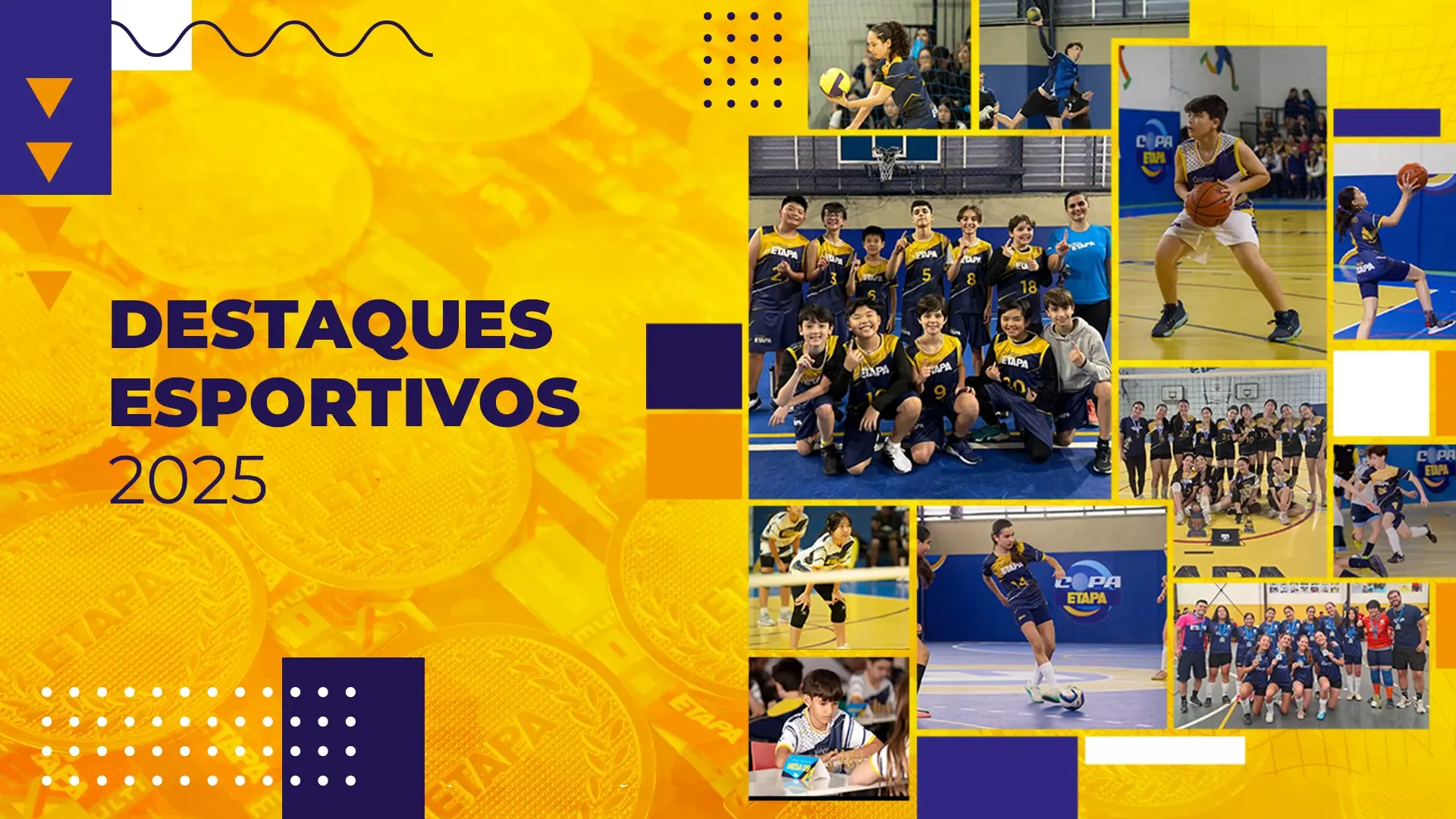 Nossos alunos conquistaram prêmios em diversas competições esportivas ao longo do ano. Venha conferir os resultados esportivos de 2025!