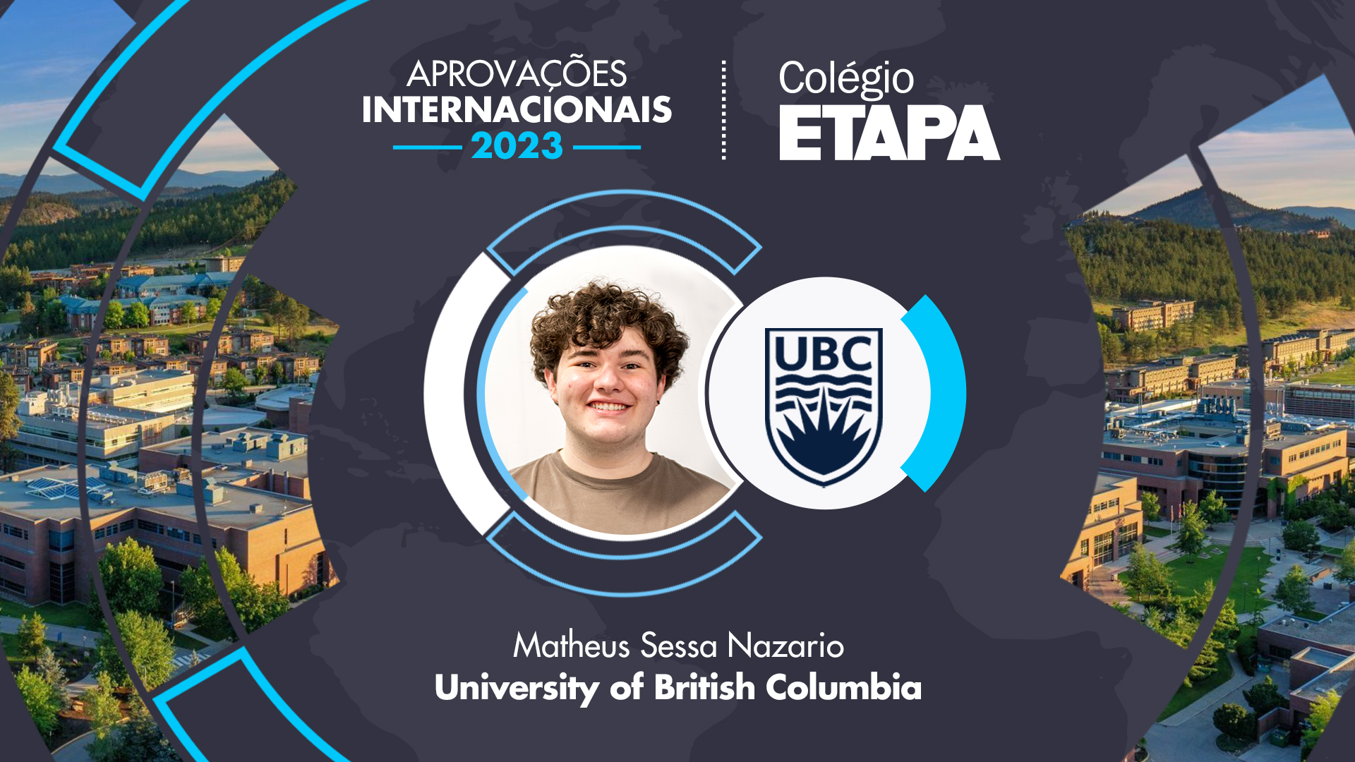 Matheus Sessa Nazario fala sobre como o Colégio Etapa o ajudou a ser aprovado na UBC.