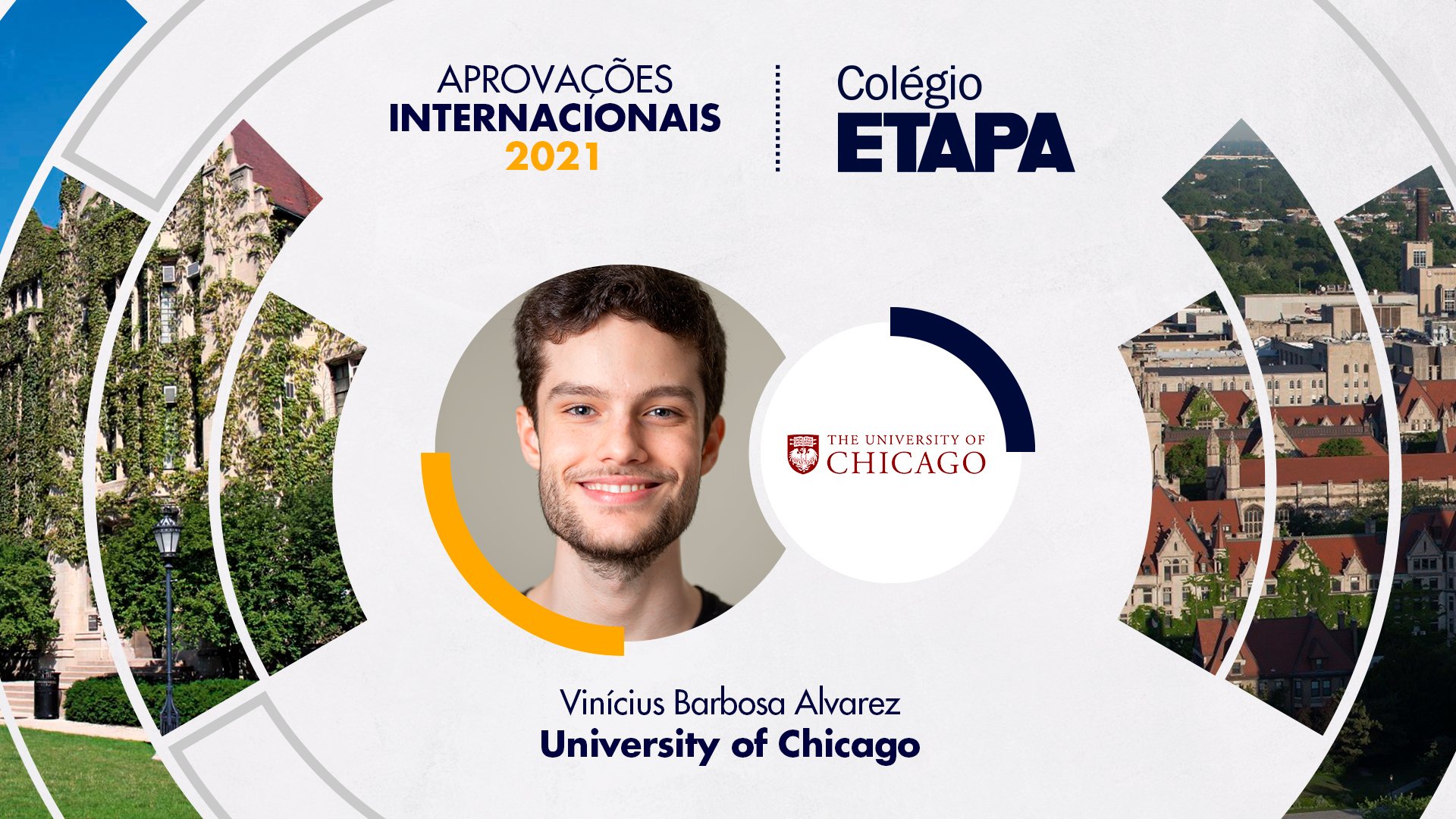 Vinícius Barbosa Alvarez vai estudar Economia na University of Chicago.