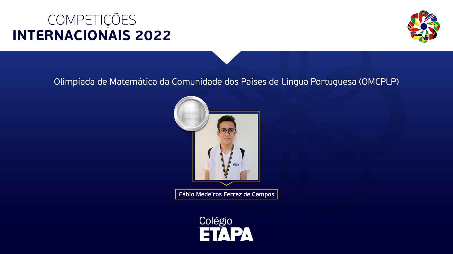A OMCPLP 2022 ocorreu após um hiato de dois anos e foi disputada por estudantes do Brasil, Moçambique e Portugal.