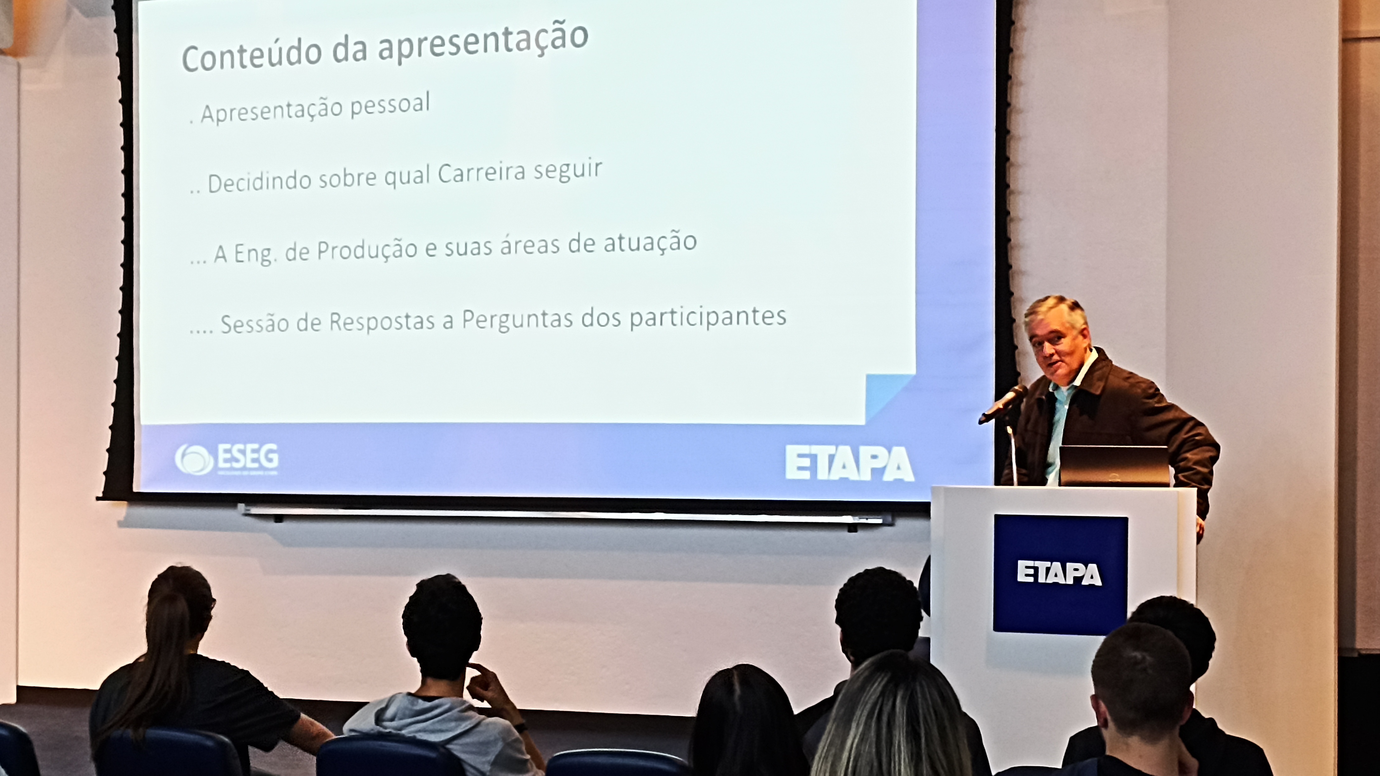 O Curso Etapa realizou o CEOP 2022 – Engenharia de Produção, que abordou temas como a graduação e as áreas de atuação dessa carreira.